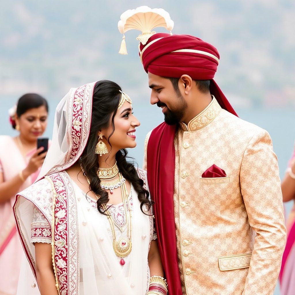 Indian Wedding in Lake Como with traditional Hindu rituals